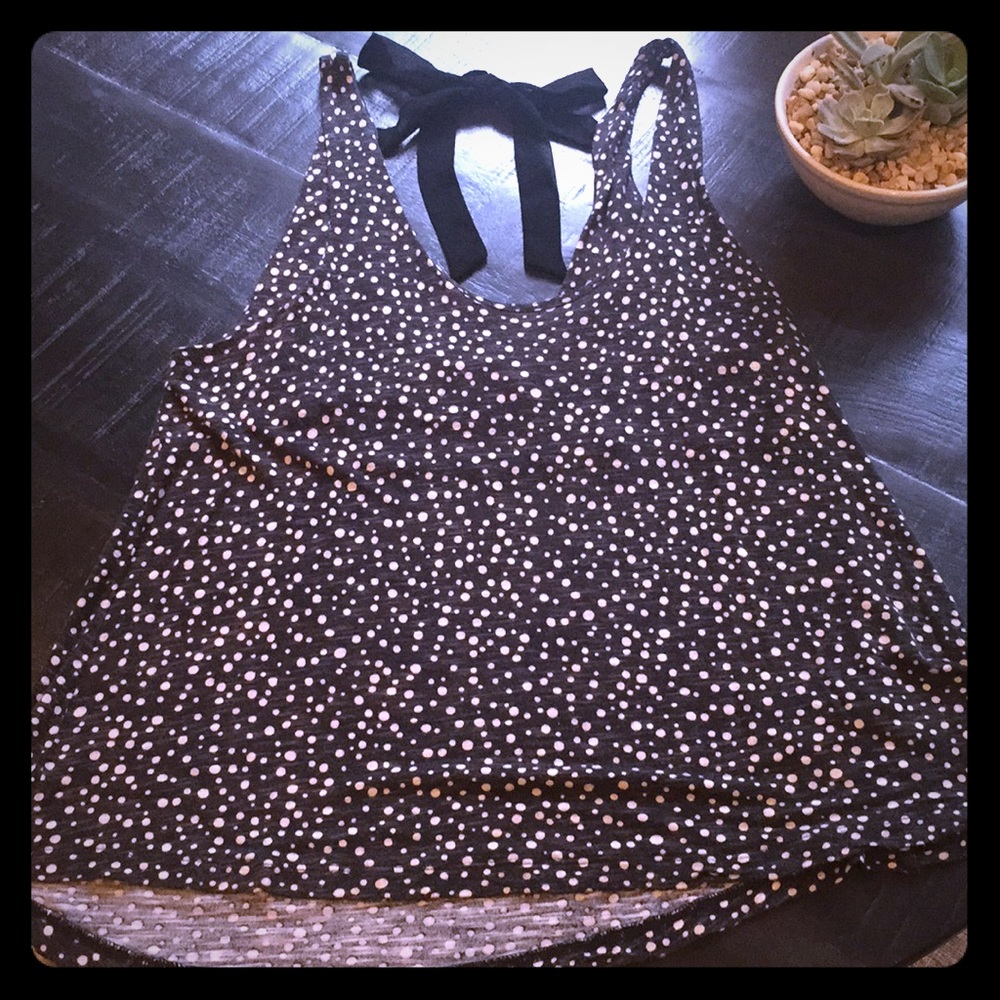 Adorable polka dot tank